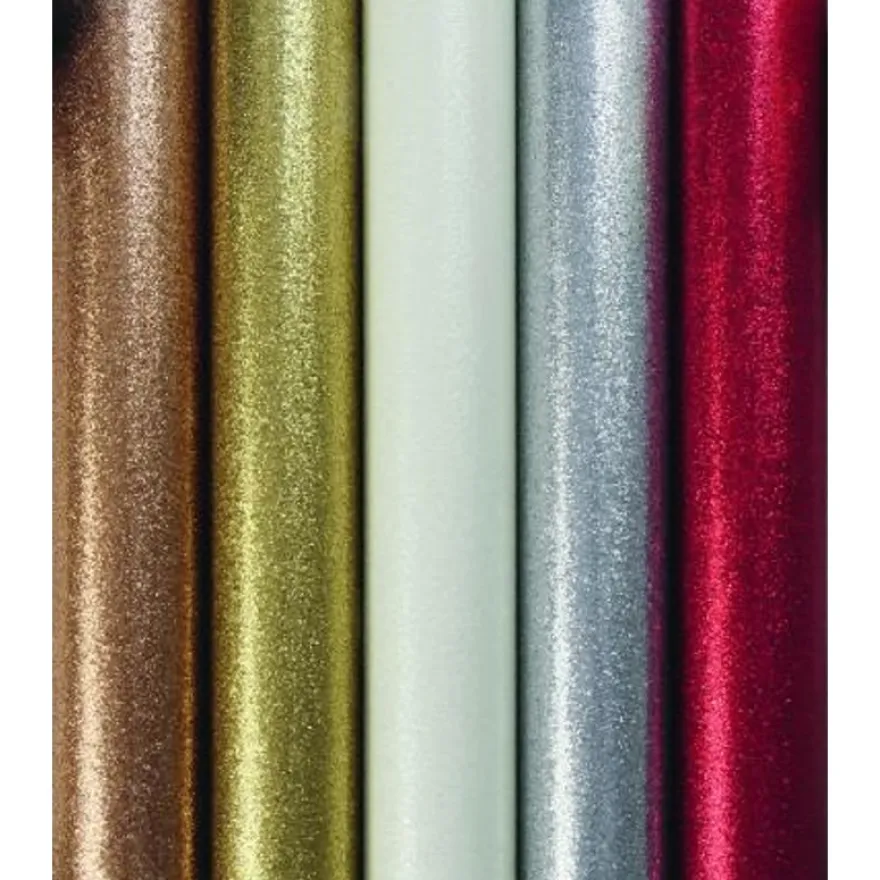 Clairefontaine - Papier cadeau pailleté - 70 cm x 1,50 m - disponible dans différentes couleurs