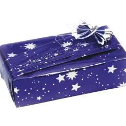 Clairefontaine - Papier cadeau - 70 cm x 1,5 m - motif ciel étoilé