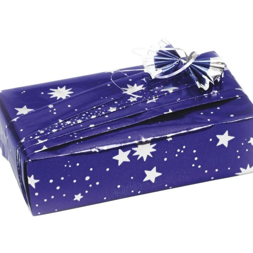 Clairefontaine - Papier cadeau - 70 cm x 1,5 m - motif ciel étoilé