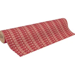 Clairefontaine - Papier cadeau kraft - 70 cm x 50 m - 70 g/m² - motif frise de Noël