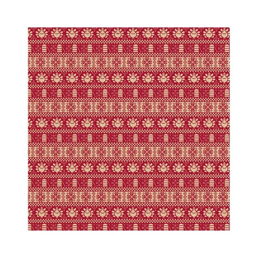 Clairefontaine - Papier cadeau kraft - 70 cm x 50 m - 70 g/m² - motif frise de Noël