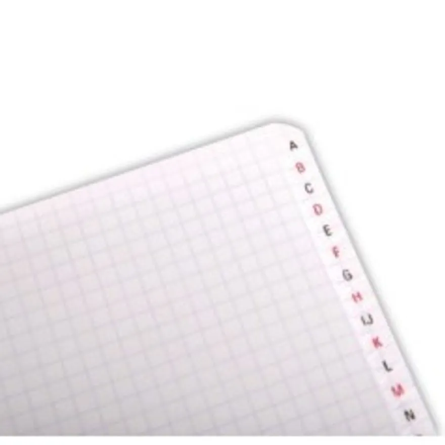 Clairefontaine - Répertoire à spirale 17 x 22 cm - 100 pages - petits carreaux (5x5 mm) - disponible dans différentes couleurs