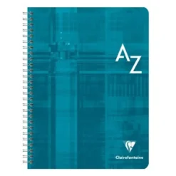 Clairefontaine - Répertoire à spirale 17 x 22 cm - 100 pages - petits carreaux (5x5 mm) - disponible dans différentes couleurs