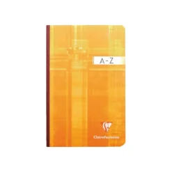 Clairefontaine - Répertoire broché A4 (21x29,7 cm) - 192 pages - petits carreaux (5x5 mm) - disponible dans différentes couleurs