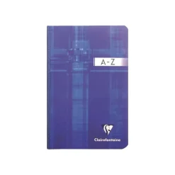 Clairefontaine - Répertoire broché 11 x 17 cm - 192 pages - petits carreaux (5x5 mm) - disponible dans différentes couleurs