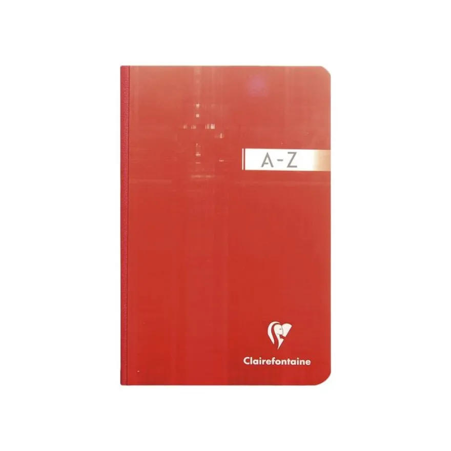 Clairefontaine - Répertoire broché 11 x 17 cm - 192 pages - petits carreaux (5x5 mm) - disponible dans différentes couleurs