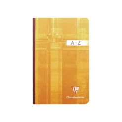 Clairefontaine - Répertoire broché 11 x 17 cm - 192 pages - petits carreaux (5x5 mm) - disponible dans différentes couleurs