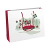 Clairefontaine - Sac cadeau - ho ho ho rouge - 37,3 cm x 11,8 cm x 27,5 cm