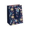 Clairefontaine - Sac cadeau - moyen - 21.5 cm x 10.2 cm x 25.3 cm - bleu