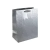Clairefontaine - Sac cadeau - pluies d'étoiles argent - 26,5 cm x 14 cm x 33 cm