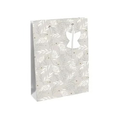Clairefontaine - Sac cadeau - 26,5 cm x 14 cm x 33 cm - lin/blanc