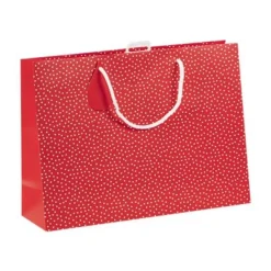 Clairefontaine - Sac cadeau - romance rouge - 37,3 cm x 11,8 cm x 27,5 cm