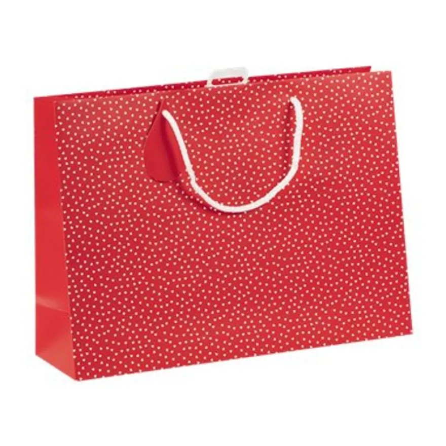 Clairefontaine - Sac cadeau - romance rouge - 37,3 cm x 11,8 cm x 27,5 cm