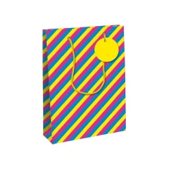 Clairefontaine - Sac cadeau - grand - 26.5 cm x 14 cm x 33 cm - multicolore