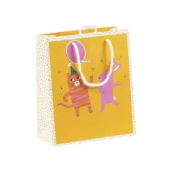 Clairefontaine - Sac cadeau - good vibes multicolore - 21,5 cm x 10,2 cm x 25,3 cm