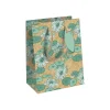 Clairefontaine - Sac cadeau moyen 21,5 x 10,2 x 25,3 cm - jardin - vert