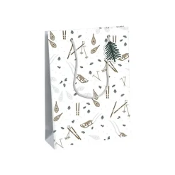 Clairefontaine - Sac cadeau - winter blanc - 26,5 cm x 14 cm x 33 cm
