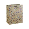 Clairefontaine - Sac cadeau kraft - pois multicolore - 26,5 cm x 14 cm x 33 cm