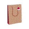 Clairefontaine - Sac cadeau kraft - pain d'épices blanc - 26,5 cm x 14 cm x 33 cm