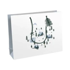 Clairefontaine - Sac cadeau - winter blanc - 37,3 cm x 11,8 cm x 27,5 cm