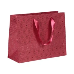 Clairefontaine - Sac cadeau shopping - 32 cm x 13 cm x 24,5 cm - rouge