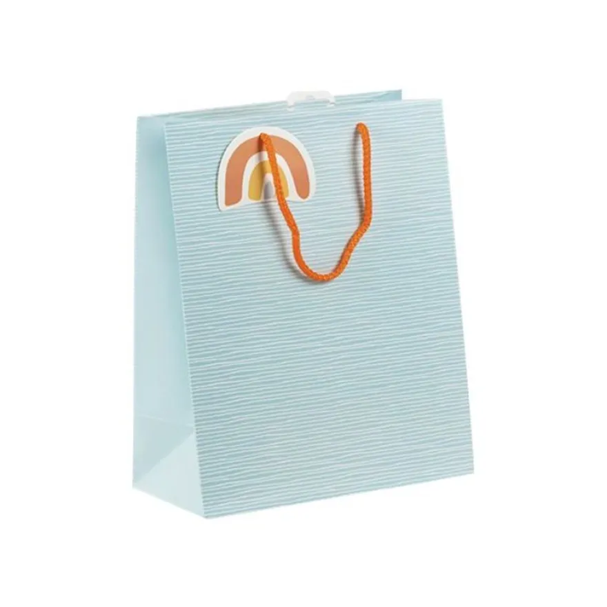 Clairefontaine - Sac cadeau - welcome bleu clair - 26,5 cm x 14 cm x 33 cm