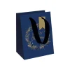 Clairefontaine - Sac cadeau - 12,7 cm x 9 cm x 20,3 cm - nuit étoilée bleu/or
