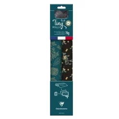 Clairefontaine - Set d'emballage cadeaux noir/bleu - Tiny Rolls