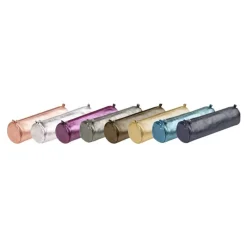 Clairefontaine - Trousse ronde - cuir - disponible dans différentes couleurs