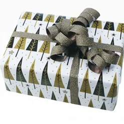 Clairefontaine Alliance - Papier cadeau - 70 cm x 50 m - 60 g/m² - motif Noël sapins