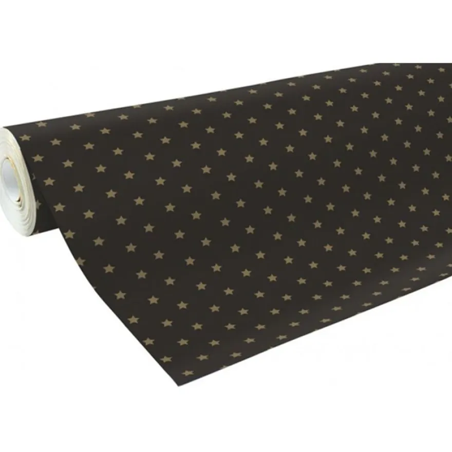Clairefontaine Alliance - Papier cadeau - 70 cm x 50 m - 60 g/m² - motif Noël étoiles