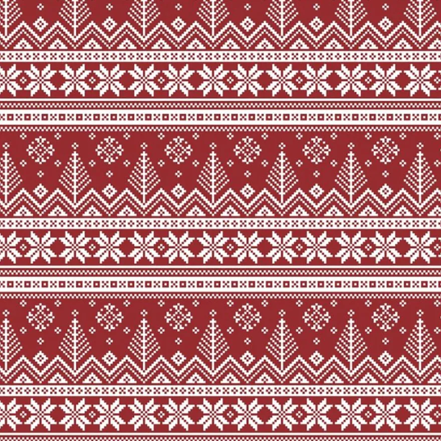 Clairefontaine Alliance - Papier cadeau - 70 cm x 50 m - 60 g/m² - motif sapins scandinaves