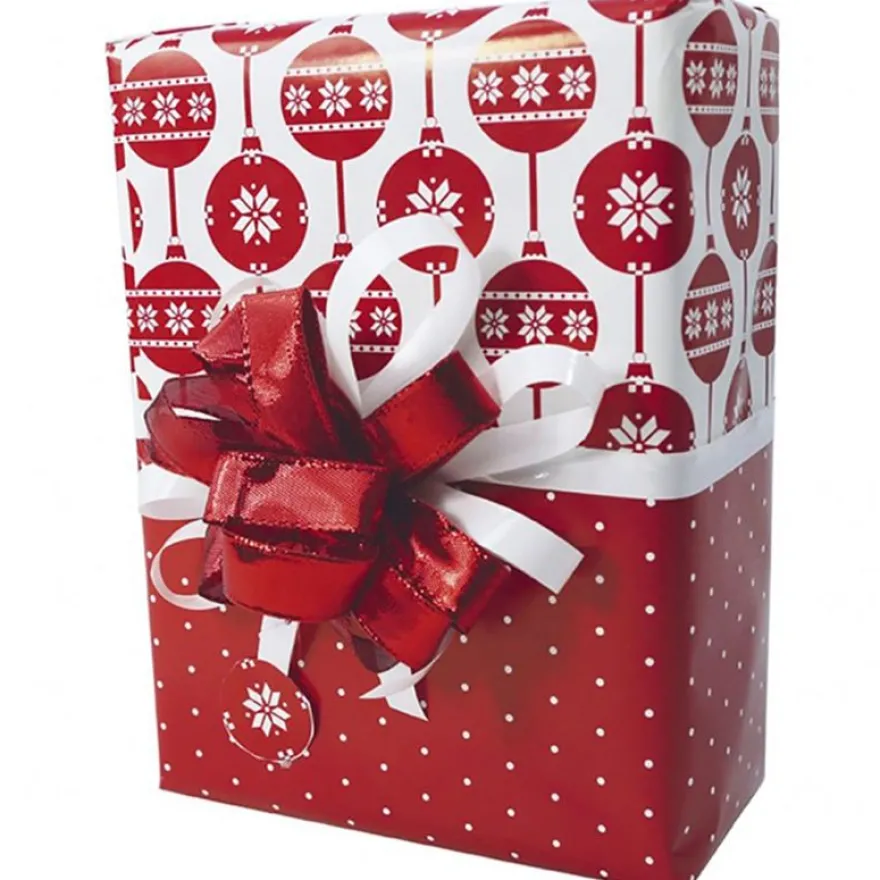 Clairefontaine Alliance - Papier cadeau - 70 cm x 50 m - 60 g/m² - motif boules scandinaves