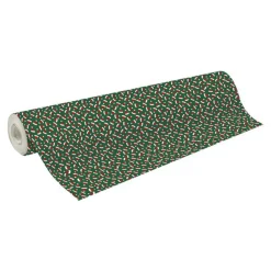Clairefontaine Alliance - Papier cadeau - 70 cm x 50 m - 60 g/m² - bonnets Noël
