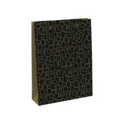 Clairefontaine Archi - Sac cadeau grand 26,5 x 14 x 33 cm - noir