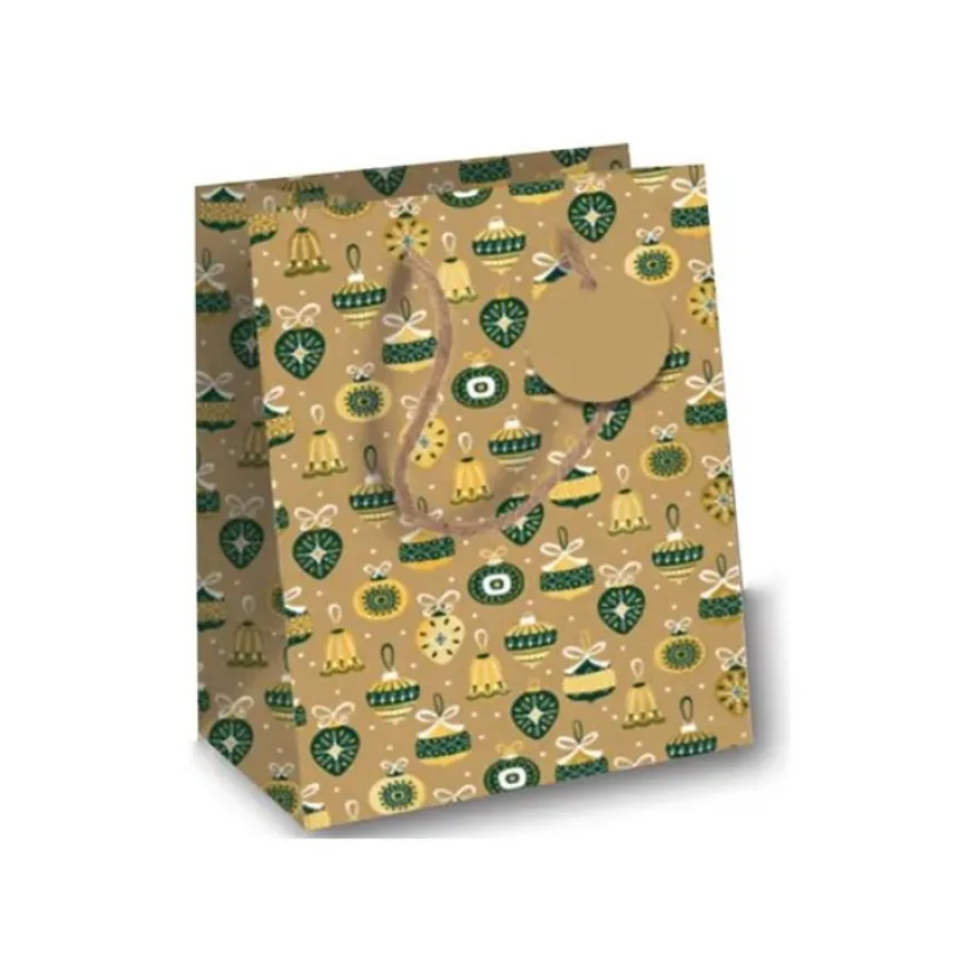 Clairefontaine Christmas Forest S3 - Sac cadeau - 21.5 cm x 10.2 cm x 25.3 cm