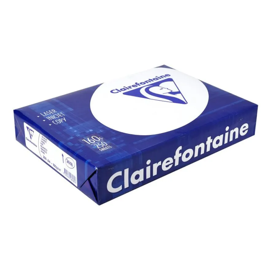 Clairefontaine CLAIRALFA - Papier ultra blanc - A4 (210 x 297 mm) - 160 g/m² - Ramette de 250 feuilles