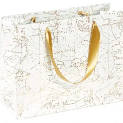 Clairefontaine Eurowrap - Sac cadeau pelliculé ruban satin "Travel"