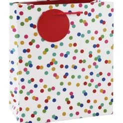 Clairefontaine Eurowrap - Sac cadeau - 21,5 cm x 10,2 cm x 25,3 cm - pois