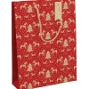 Clairefontaine Eurowrap - Sac cadeau - 26,5 cm x 14 cm x 33 cm - dalécarlie rouge