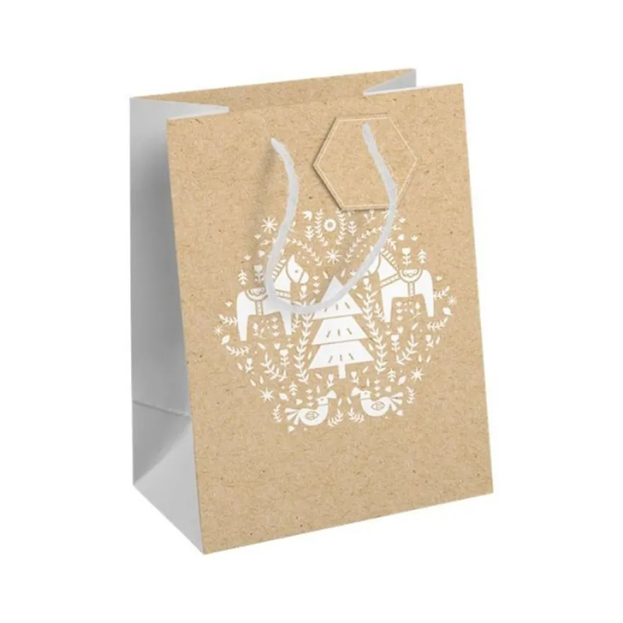 Clairefontaine Eurowrap - Sac cadeau - 21,5 cm x 10,2 cm x 25,3 cm - dalécarlie