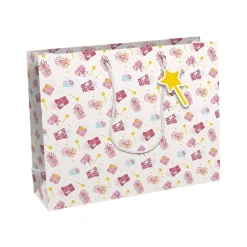 Clairefontaine Excellia - Sac cadeau - 37,3 x 11,8 x 27,5 cm - magie - rose