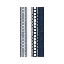 Clairefontaine Excellia - Papier cadeau - 70 cm x 5 m - 80 g/m² - différents modèles à pois bleu et blanc