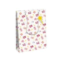 Clairefontaine Excellia - Sac cadeau - 26,5 x 14 x 33 cm - magie - rose