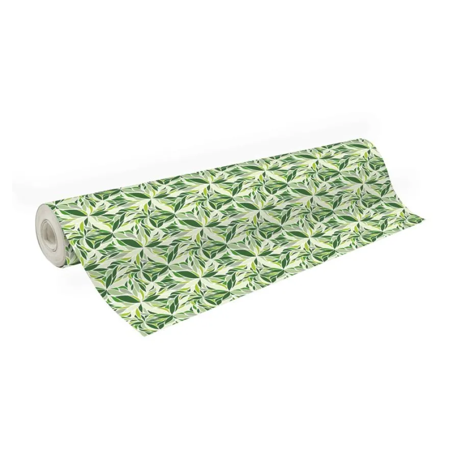 Clairefontaine Excellia - Emballage cadeau - 70 cm x 50 m - 80 g/m² - petals - vert - papier