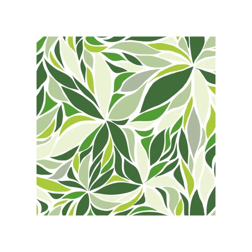 Clairefontaine Excellia - Emballage cadeau - 70 cm x 50 m - 80 g/m² - petals - vert - papier