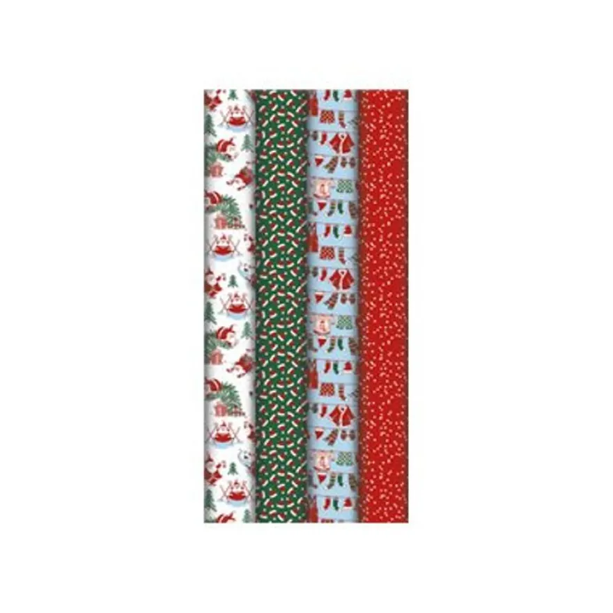 Clairefontaine Excellia Christmas Small Santa - Papier cadeau - 70 cm x 2 m - disponible en différents thèmes/designs
