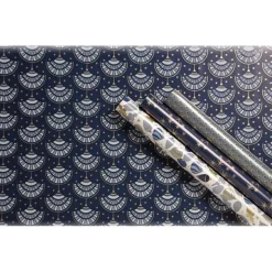 Clairefontaine Excellia Christmas - Papier cadeau - 70 cm x 2 m - différents modèles disponibles (nuit étoilée)