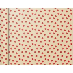 Clairefontaine Excellia Tiny Rolls - Papier cadeau pois fond ivoire - 35 cm x 5 m - 80 g/m²