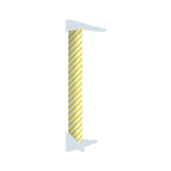 Clairefontaine Excellia Tiny Rolls - Papier cadeau rayures jaune - 35 cm x 5 m - 80 g/m²